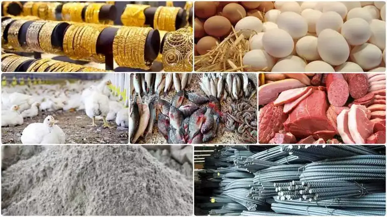 انخفضت أسعار الدواجن واللحوم مع استقرار الذهب اليوم